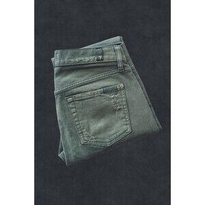 7 For All Mankind Womens Jeans -Army Green Denim Size 24